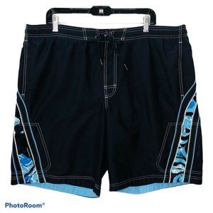 Speedo Men's 40 XXL Navy Blue Board Surf Shorts